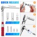 VANPO Torque Wrench 3/8, 5-60Nm Torque Wrench Set, High Accuracy ± 3% Ratchet Drive Torque Wrench with 250mm Extension Rod, Universal Joint, Magnetic Spark Plug Sleeve, Bits and Sockets