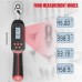 VANPO Digital Torque Wrench 3/8 Inch drive(5-99.5 ft-lbs./6.8-135Nm), ±2% Torque Accuracy, Electronic Torque Wrench with Preset Value, Buzze