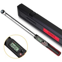 VANPO 1/2-Inch Drive Digital Torque Wrench(12.5-250.8 ft-lbs./17-340Nm), Electronic Torque Wrench with Buzzer & LED Indicator, Accurate to ±2% ,Torque Wrench Set for Bike Moto Car